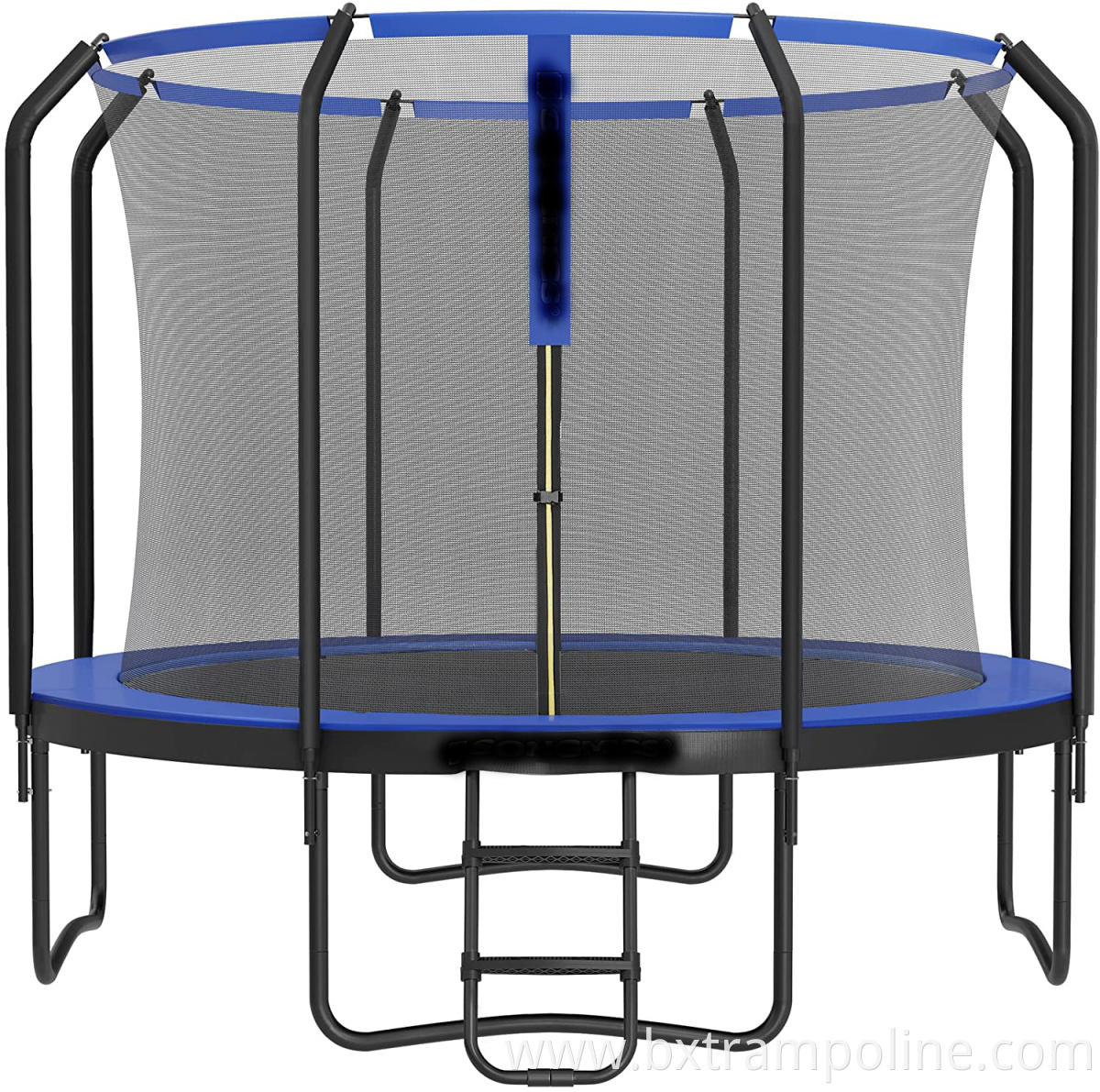 Trampoline, 366 cm Diameter Trampoline with 8 Poles, Outdoor Trampoline for Fitness and the Garden with All-Round Safety Net